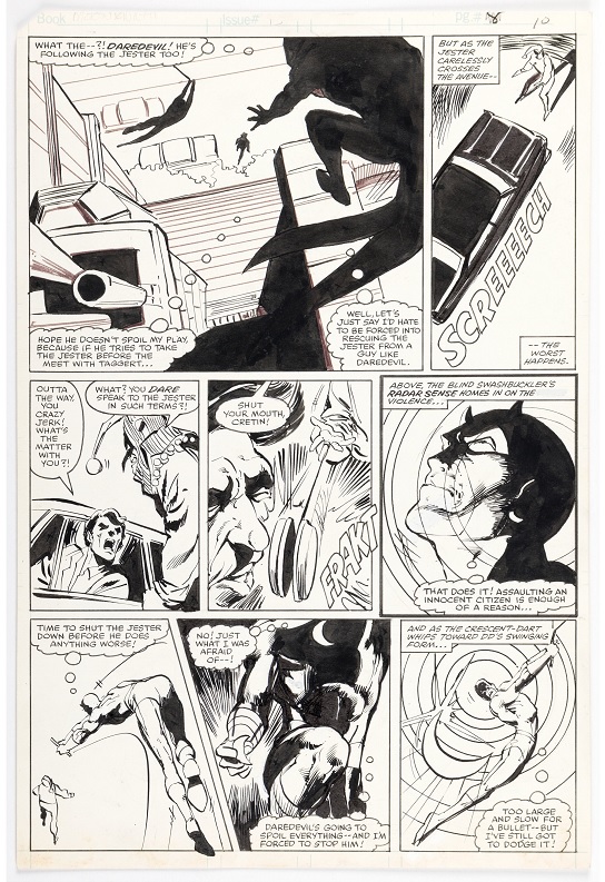 Heritage weekly auction Moon Knight #13 story page