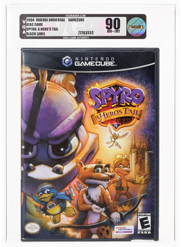 Heritage weekly auction Spyro A Hero’s Tail for GameCube