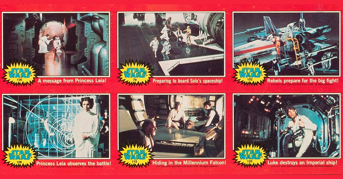 Inside the Guide Star Wars trading cards from Series 2