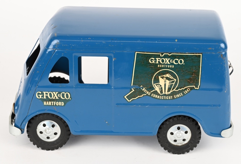 Milestone auction Tonka G. Fox & Co. – Hartford delivery truck