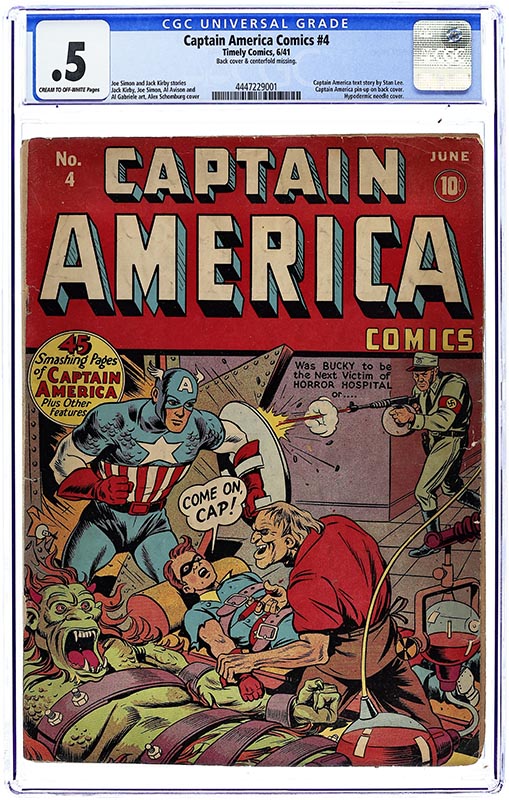 MyComicShop Captain America Comics #4
