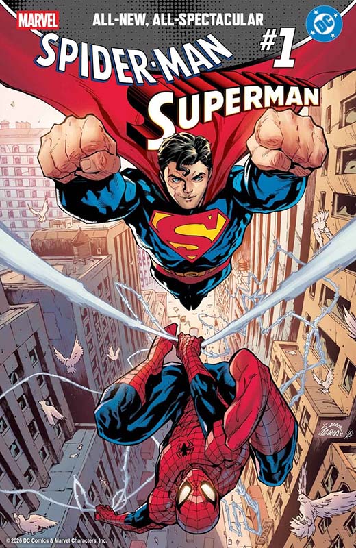 Spider-Man – Superman #1 cover by Ryan Stegman