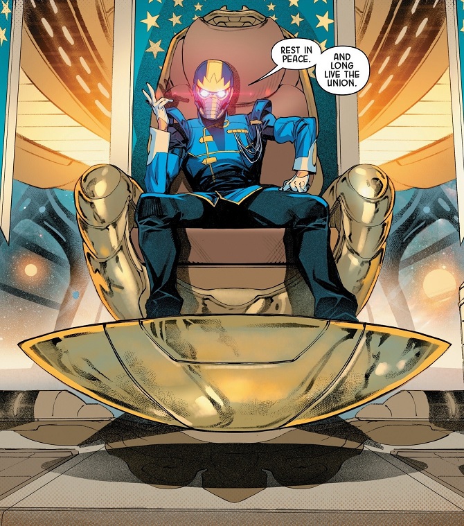 Star-Lord as the ruler of Spartax