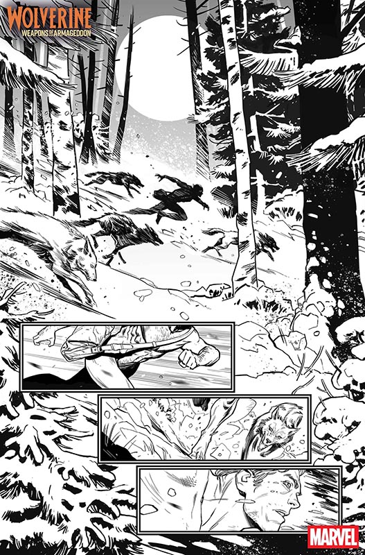 Wolverine Weapons of Armageddon interior art 1