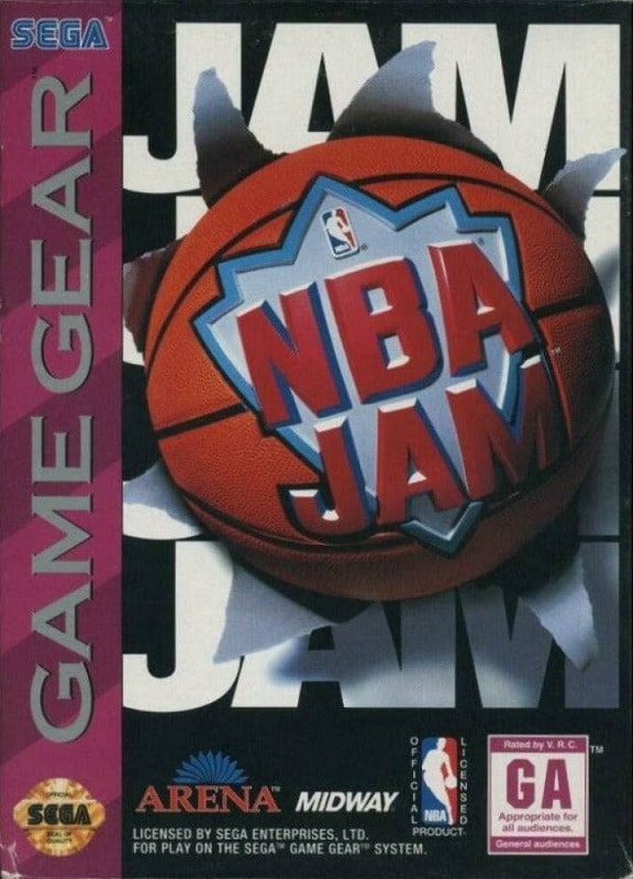sega Game Gear NBA Jam game