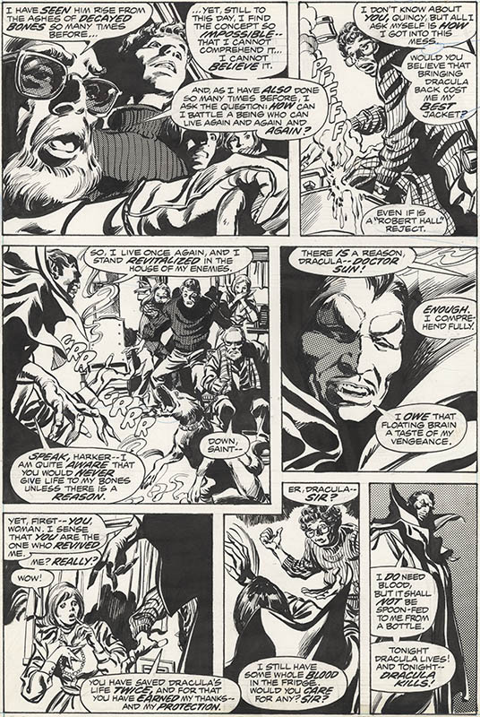 ComicLink Gene Colan and Tom Palmer Tomb of Dracula #41 page 7