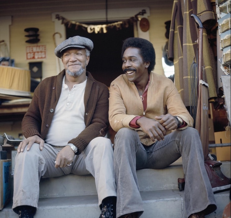 Demond Wilson and Redd Foxx in Sanford and Son
