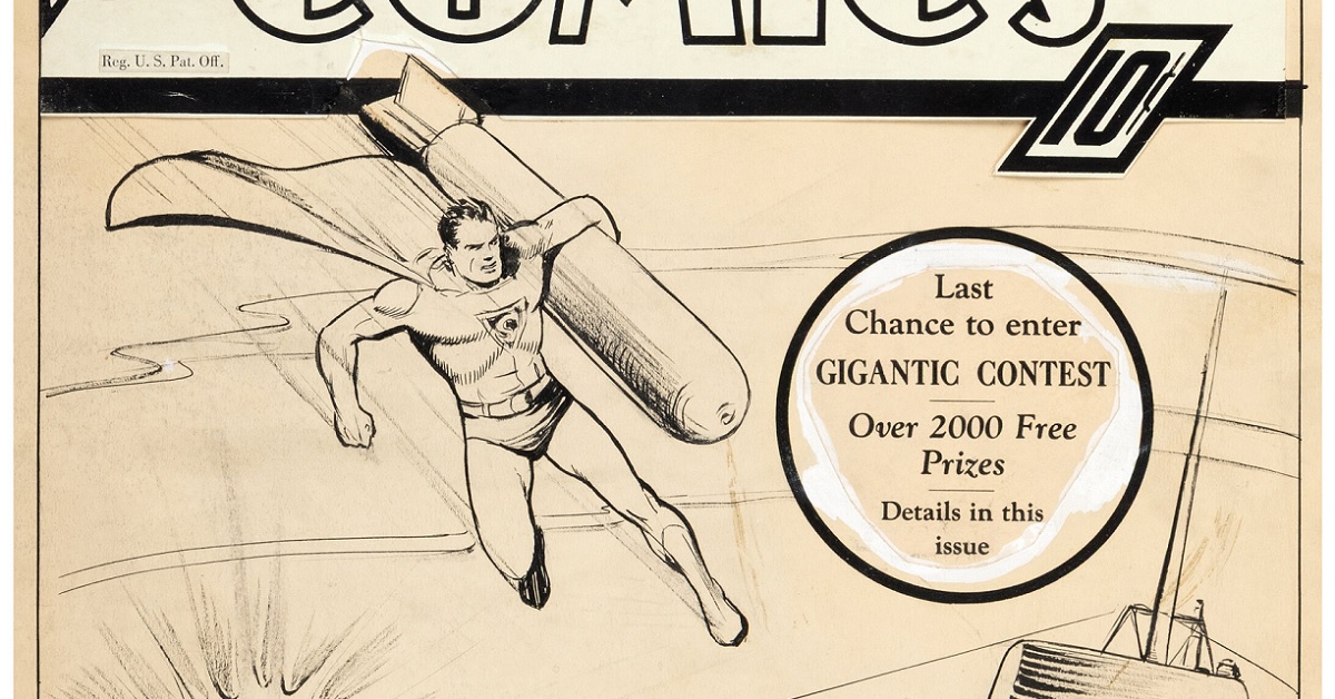 Joe Shuster Action Comics Cover Leads Heritage Comics & Art Auctions