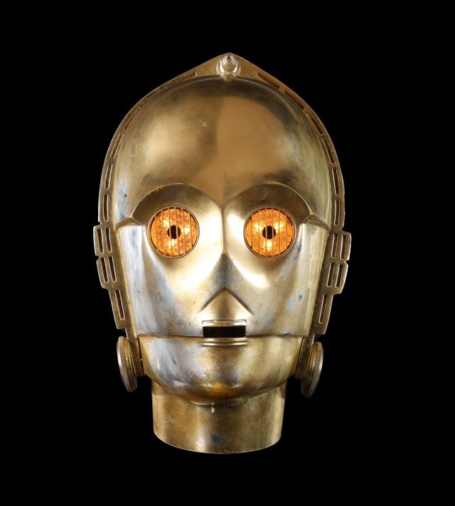 Propstore auction C-3PO head from The Empire Strikes Back
