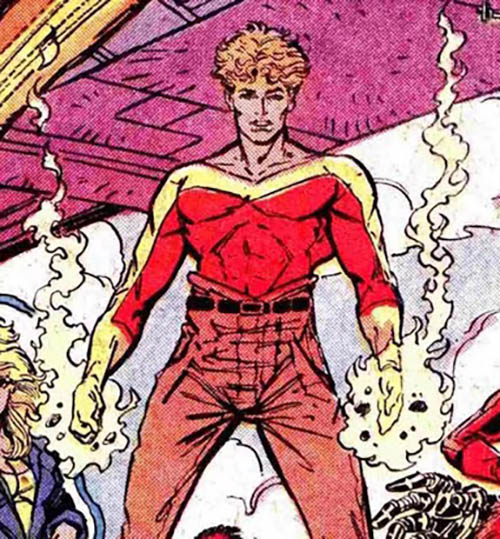 Rusty Collins heating up his fists