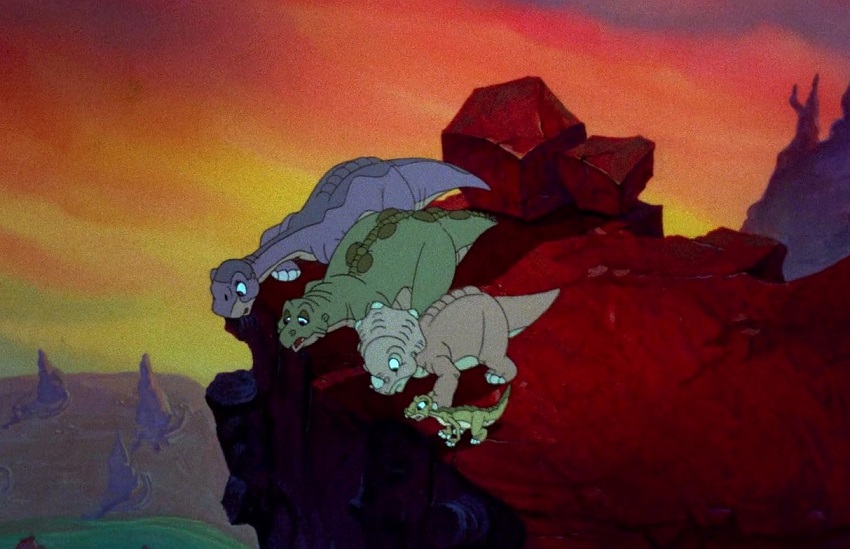 The Land Before Time heroes on their journey