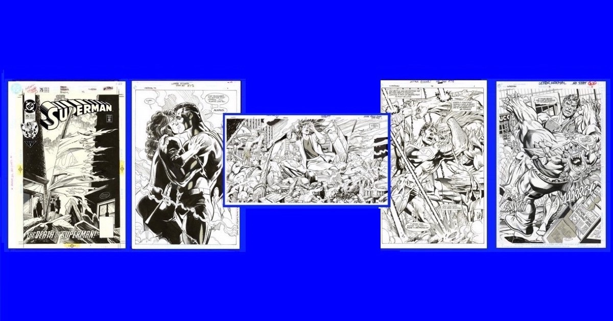 ComicConnect’s Death of Superman Original Art Auction Ends April 12