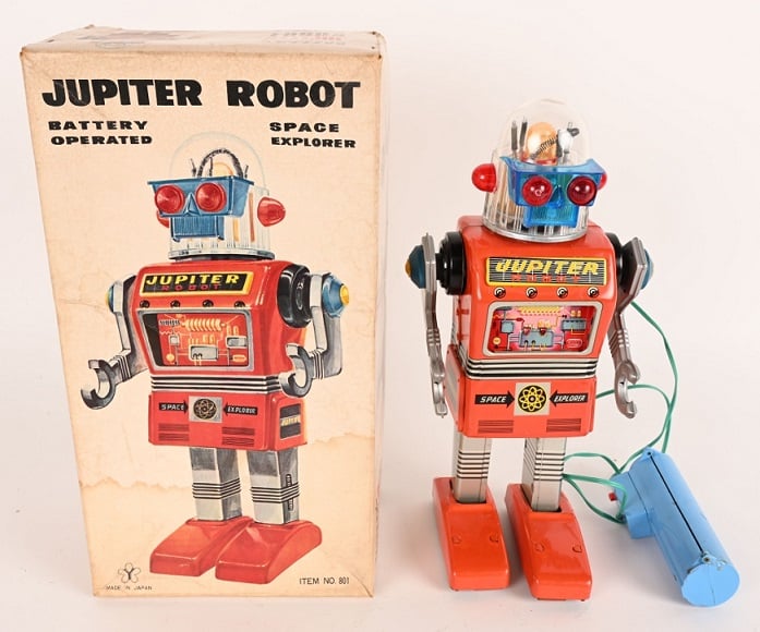 Milestone auction Yonezawa battery-operated Jupiter Robot