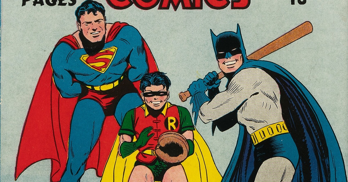 Superheroes at Bat! Baseball-Themed Comic Covers