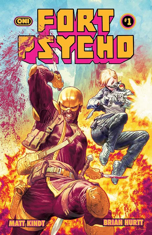 Fort Psycho #1 cover by Lewis Larosa