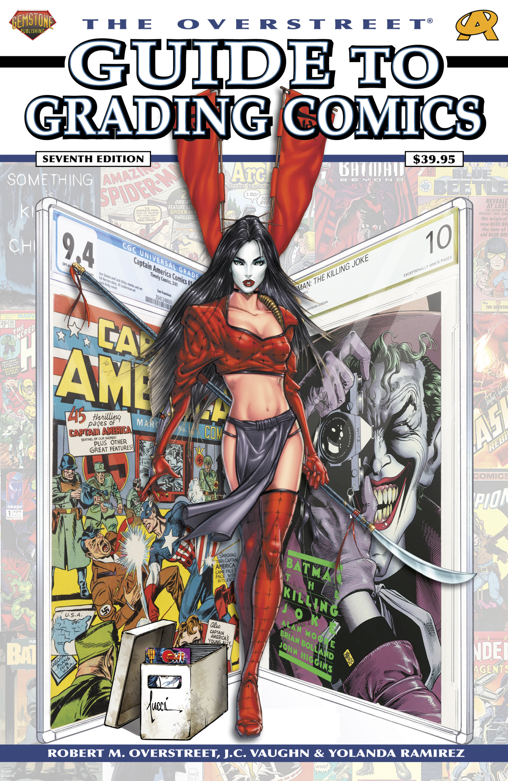 THE OVERSTREET GUIDE TO GRADING COMICS - SEVENTH EDITION - HARDCOVER EDITION