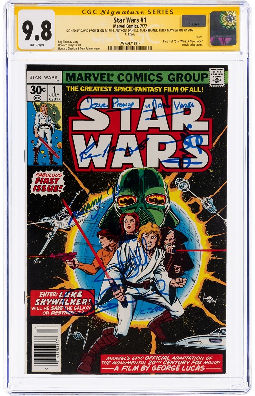 Heritage Star Wars auction Star Wars #1 CGC Signature Series