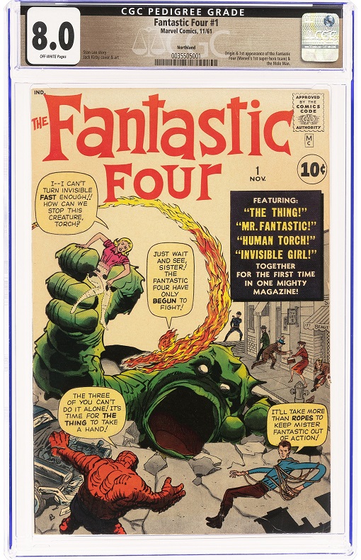 FF #1 & Other Marvel Keys Take Heritage Auction to $471K - Overstreet ...