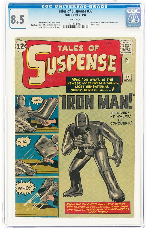 Heritage comics auction Tales of Suspense #39