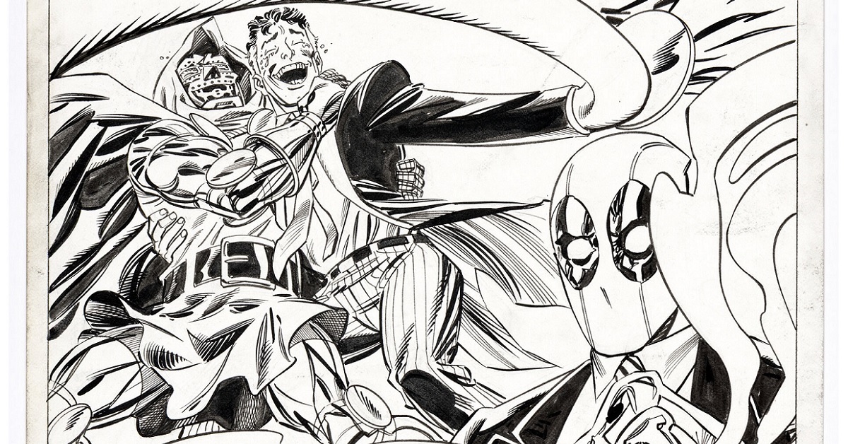 Scott Koblish Deadpool Art in Heritage Weekly Auctions