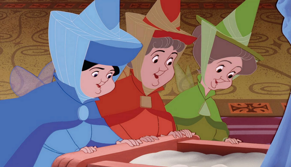 Sleeping Beauty Flora, Fauna, and Merryweather