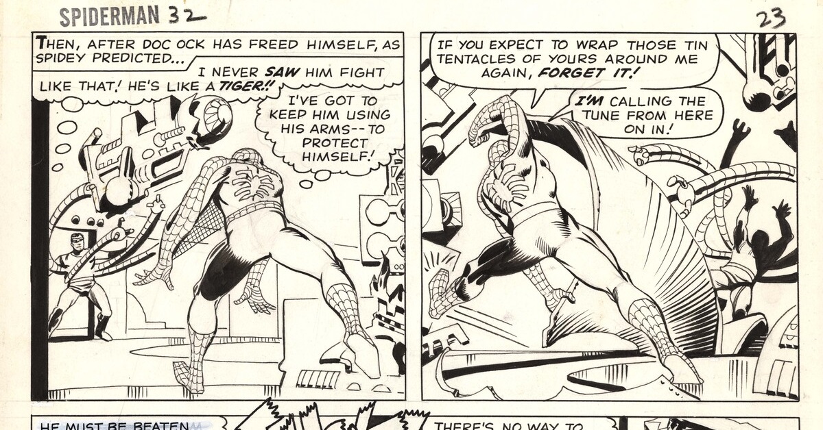Ditko, Kirby, Miller Lead ComicLink Art Auction Closing Soon