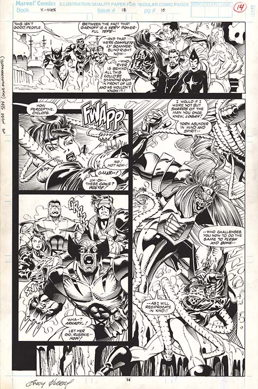ComicLink Andy Kubert X-Men #18 page 14