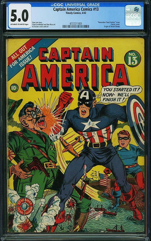 ComicLink Captain America Comics #13