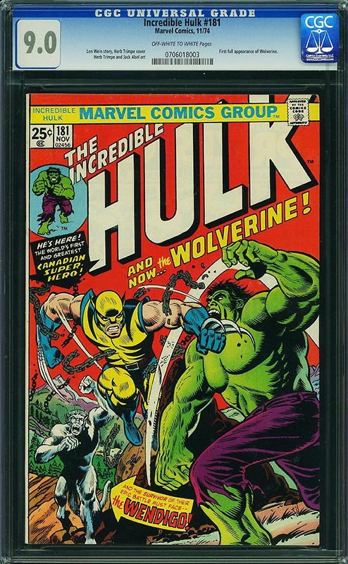 ComicLink Incredible Hulk #181