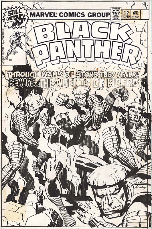 ComicLink Jack Kirby Black Panther #12 cover