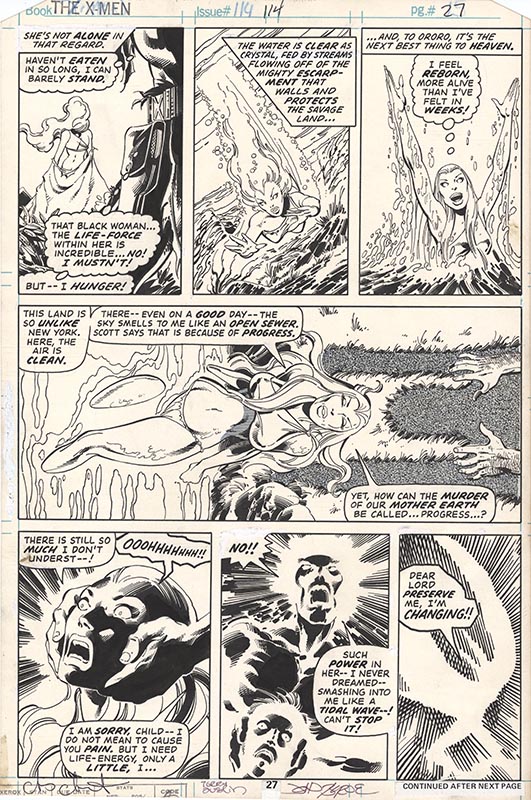ComicLink John Byrne and Terry Austin X-Men #14 page 27