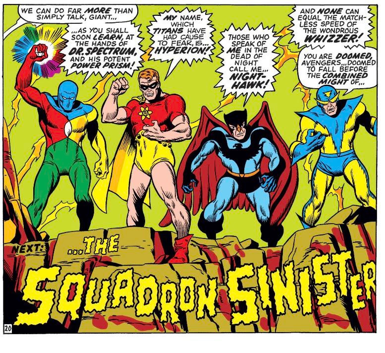 Doctor Spectrum with the Squadron Sinister