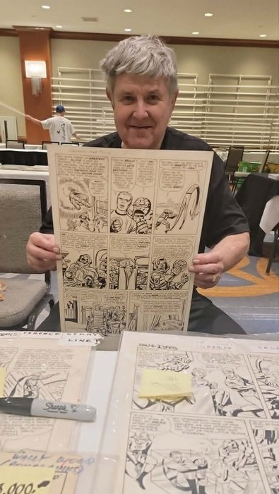 GraphFix Con 4 Brad Savage and his Jack Kirby page