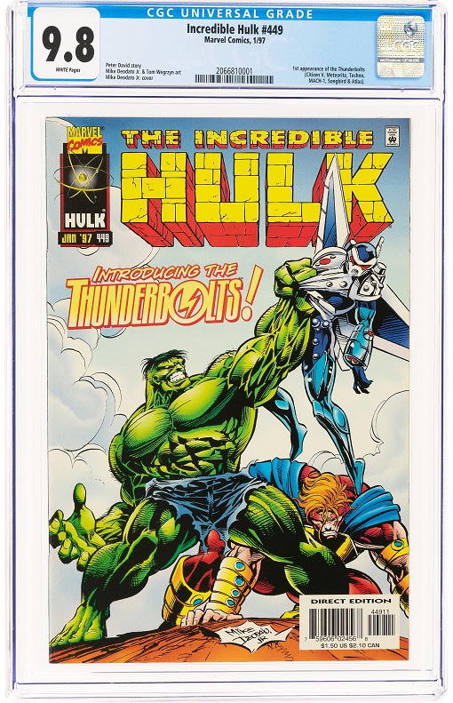 Heritage weekly auction The Incredible Hulk #449