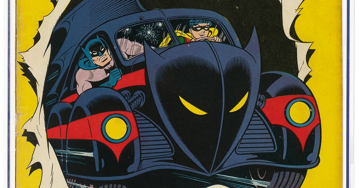 Heritage Offers Batmobile Key, Windsor-Smith Art