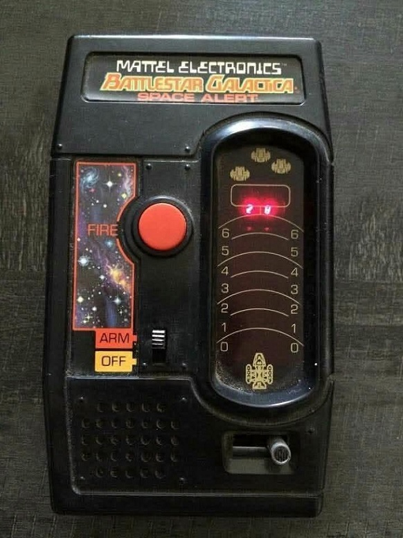 Mattel Electronics Battlestar Galacita Space Alert based on Auto Race