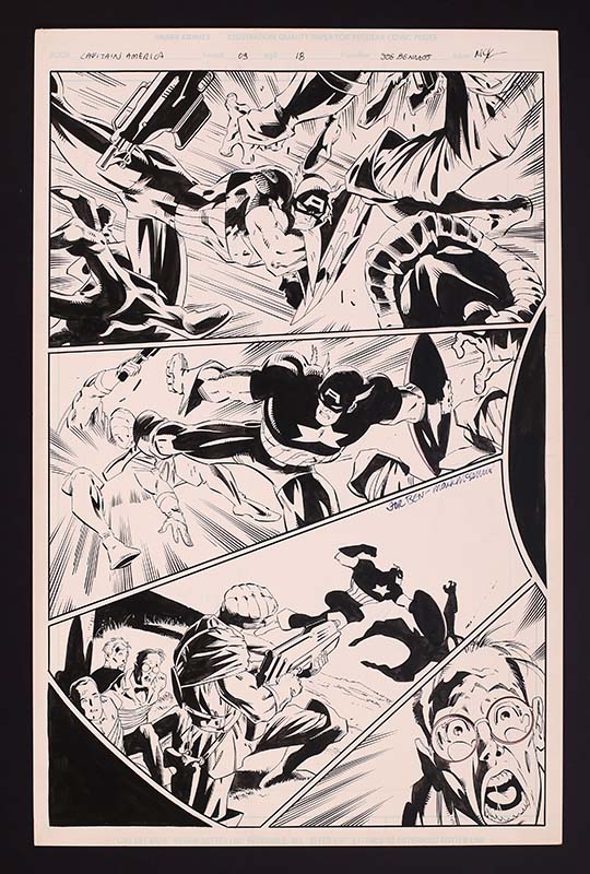 MyComicShop Captain America #9 page 18 by Joe Bennett and Mark McKenna