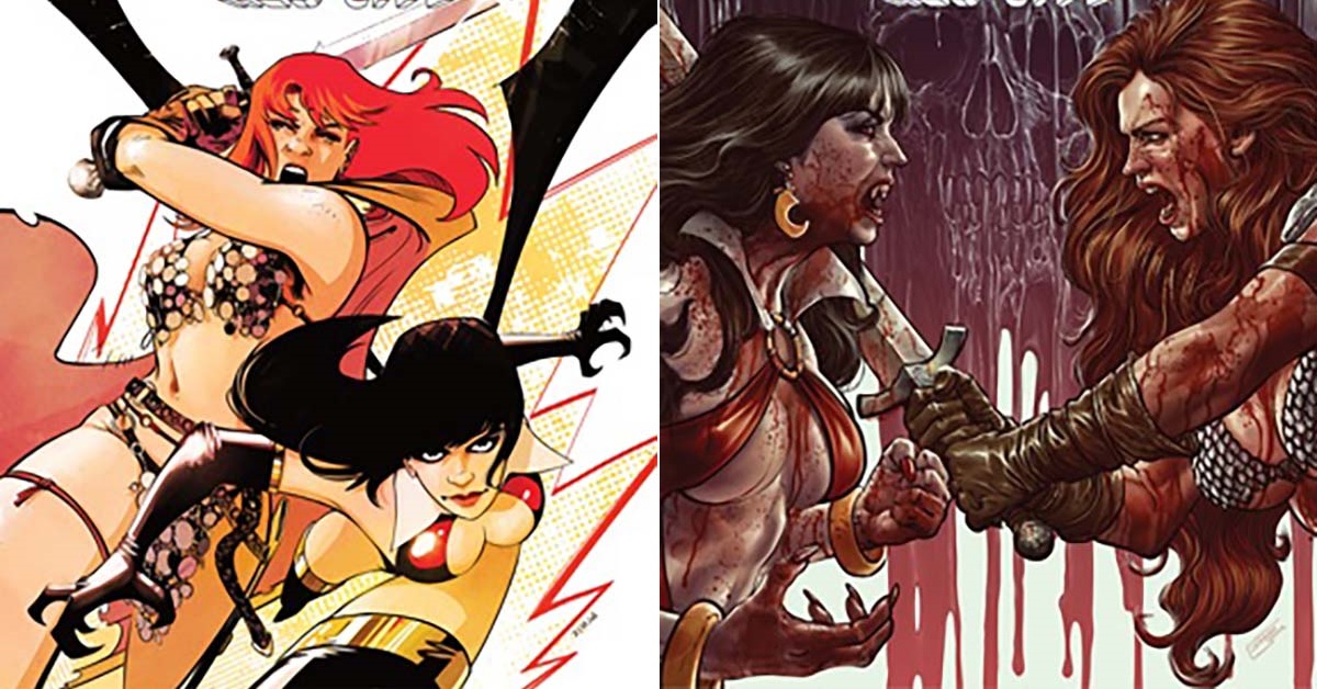 Vampirella vs. Red Sonja in Summer Special