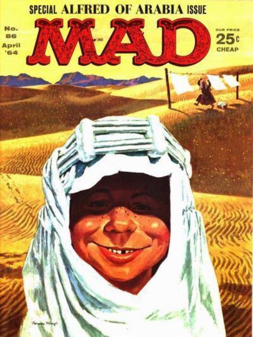 Al Jaffee’s first fold-in appeared in MAD #86