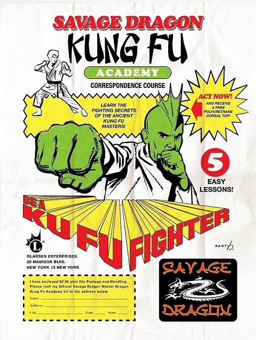 Baltimore Comic-Con Yearbook Savage Dragon art by Marty Baumann