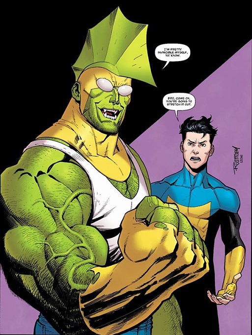 Baltimore Comic-Con Yearbook Savage Dragon art by Ryan Ottley