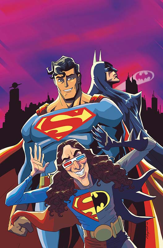 Batman – Superman – Weird Al World’s Weirdest #1 variant cover by Jerry Gaylord