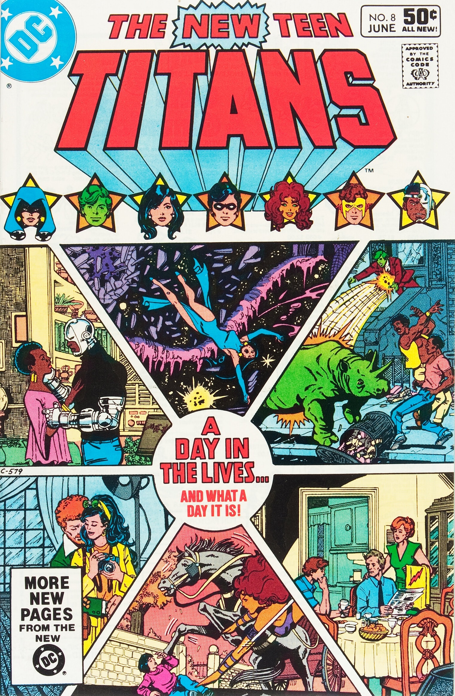 The New Teen Titans #8 (June 1981)