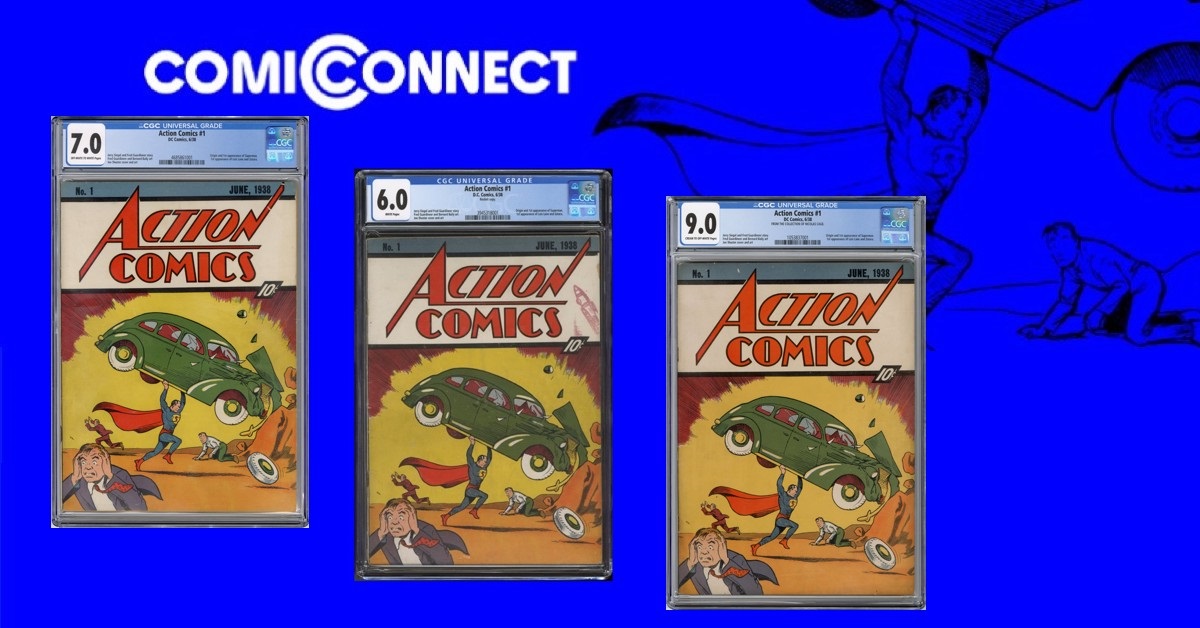 ComicConnect Announces Action Comics #1 CGC 7.0 Sale for $5M