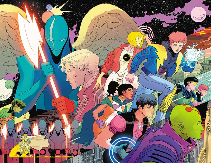 DC Next Level – Legion of Superheroes main cover by Hayden Sherman