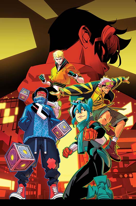 DC Next Level – Teen Titans #1 main cover by Daniele Di Nicuolo