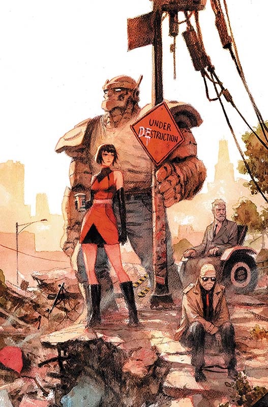 DC Next Level – The Doom Patrol #1 main cover by Niko Henrichon