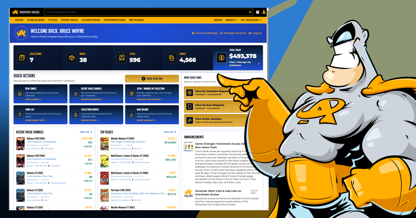 Introducing the New Overstreet Access Dashboard