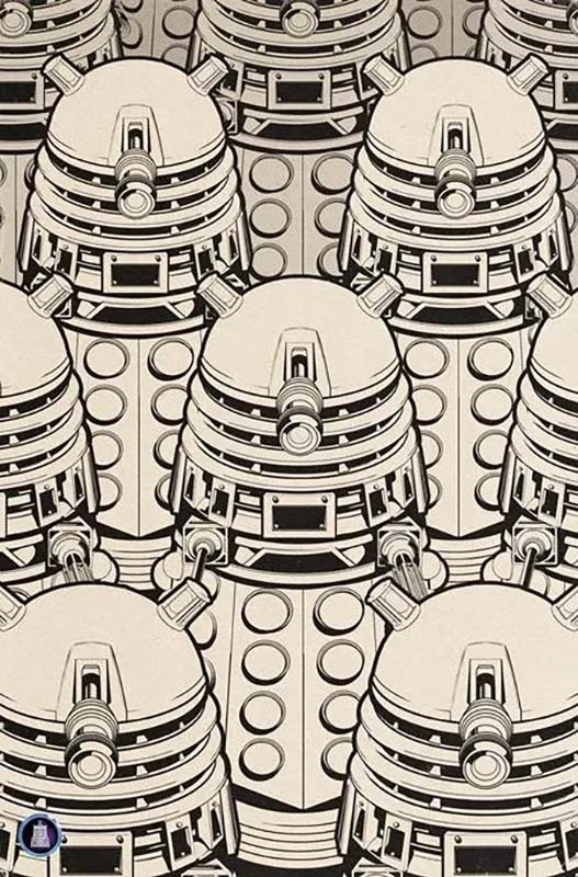 Doctor Who Circuit Breaker – Adversary of the Daleks #1 cover E by Flops color your own variant