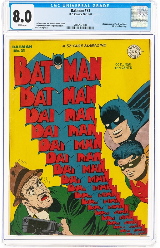 Heritage weekly auction Batman #31